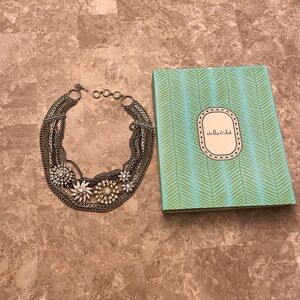 Stella & Dot Multi-Chain Floral Necklace